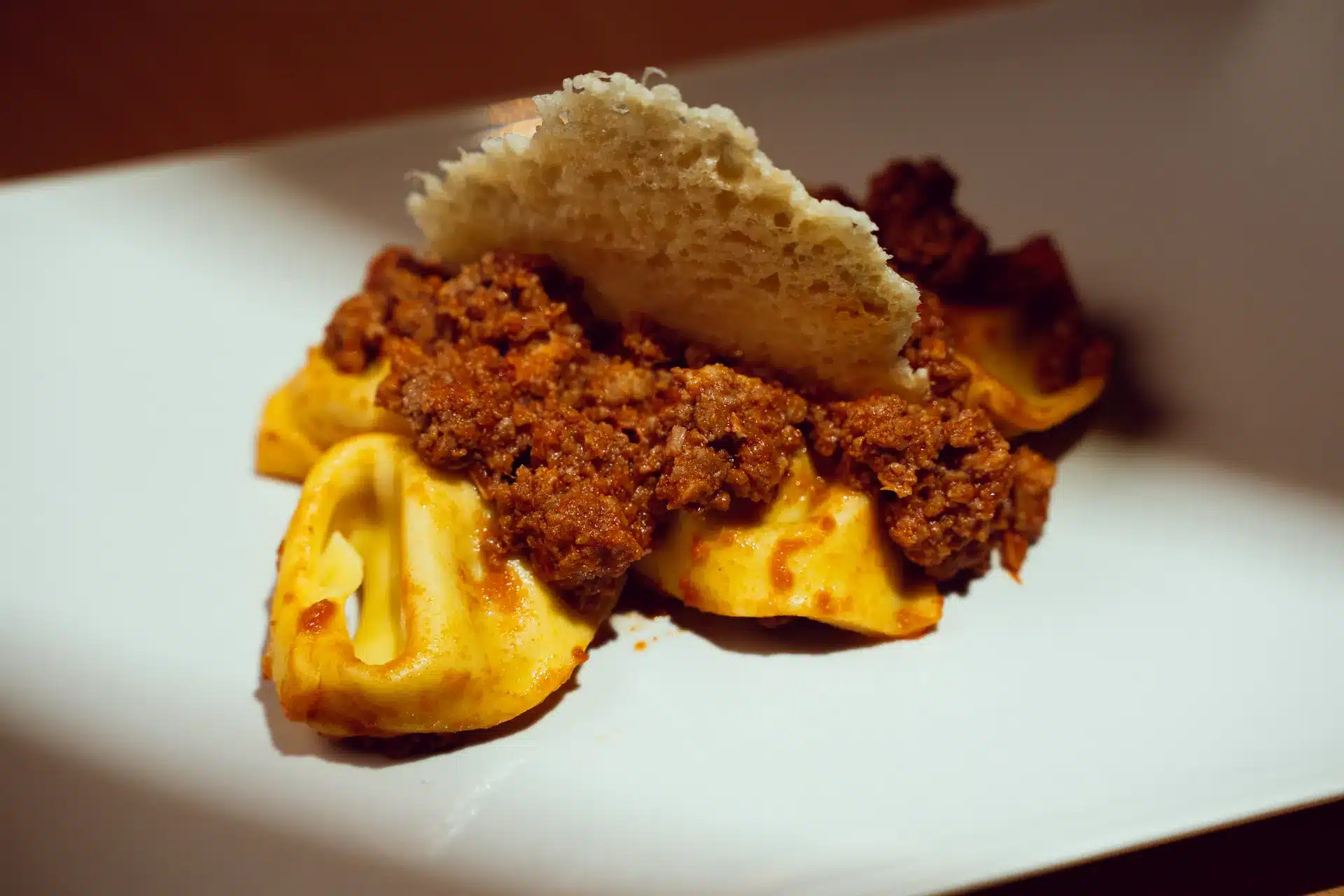 Cappellacci di zucca al ragù, piatto della tradizione ferrarese
